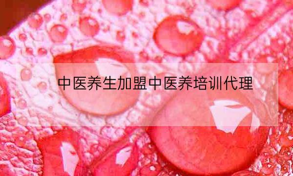 中医养生加盟中医养培训代理,中医加盟-全优教育