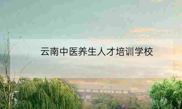 云南中医养生人才培训学校-全优教育