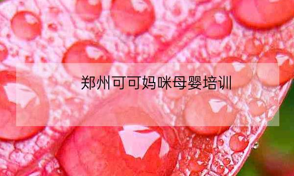 郑州可可妈咪母婴培训,郑州可可妈咪母婴学院-全优教育